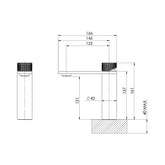 Phoenix Axia Basin Mixer Chrome